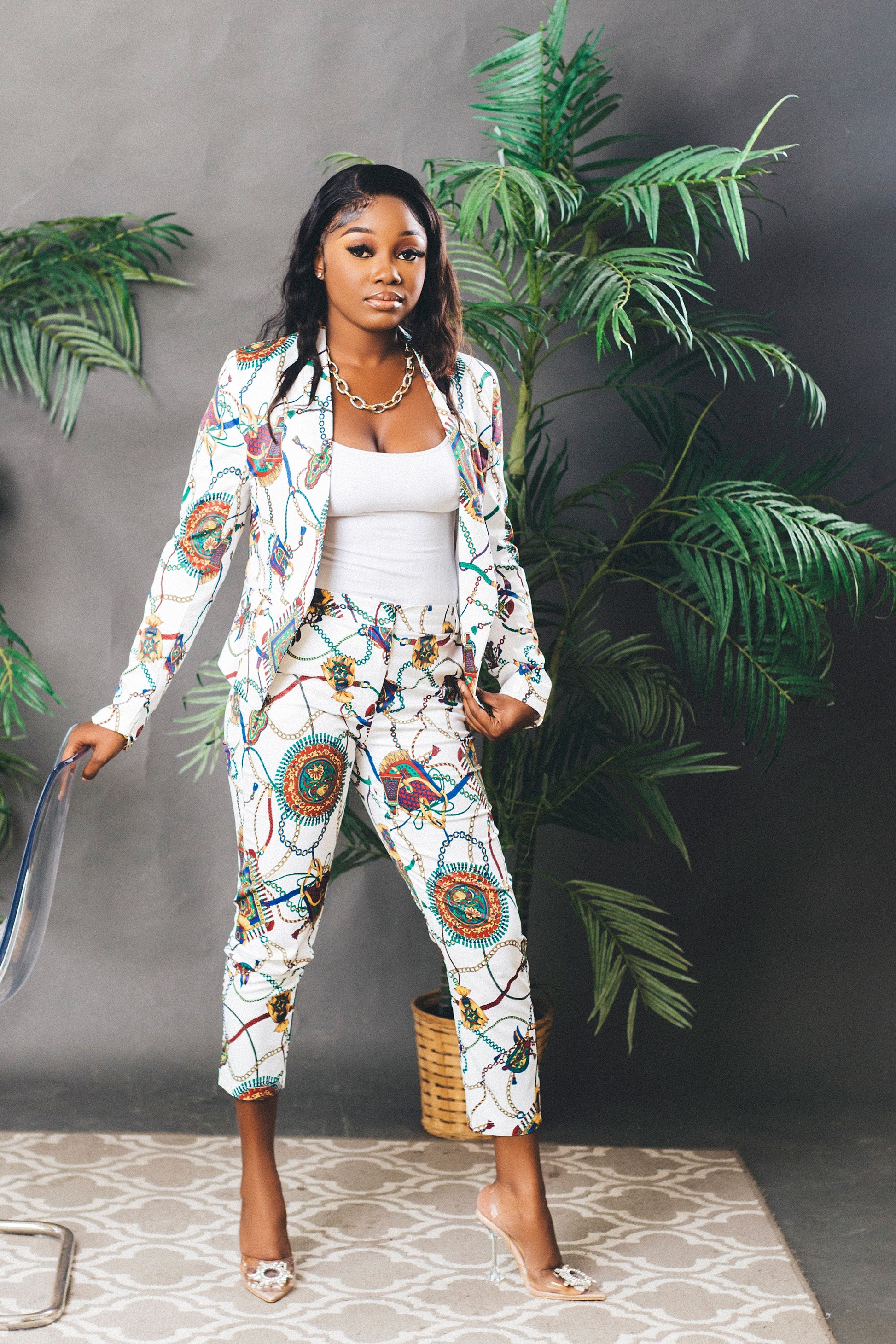2 Piece Set African Dashiki Ankara Long Sleeve Blazer Pants Trousers Suits  Plus Size Africa Party Clothing For Women Outfits | Fruugo NO